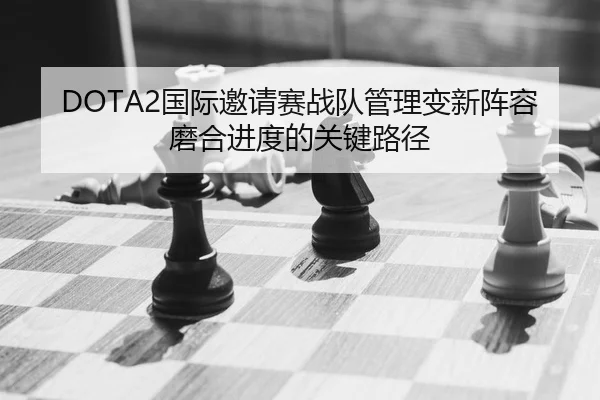 DOTA2国际邀请赛战队管理变新阵容磨合进度的关键路径